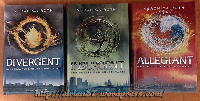 Divergent Trilogy Italy Cover - Trilogia di Divergent Copertine Italiane- Veronica Roth